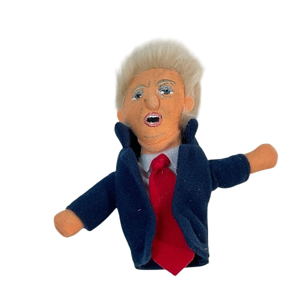 Donald J Trump The Unemployed Philosophers Guild Magnetic Finger Puppet 4.5”